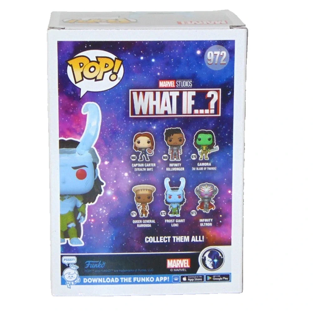 Funko Pop Frost Giant Loki #972 Marvel What If...? Vinyl Figure Bobble-Head NIB
